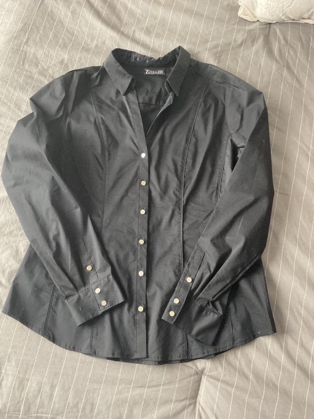 7th Avenue black large blouse